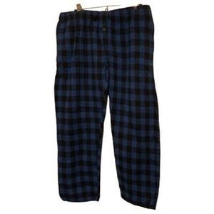 Daresay Size XL Blue & Black Plaid Sleep Pajama Lounge Pants
